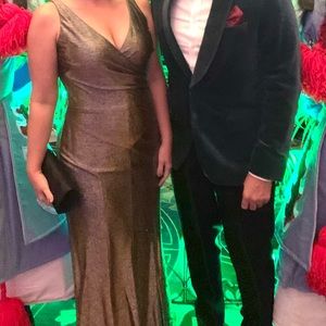 Lauren Ralph Lauren Metallic Evening Gown